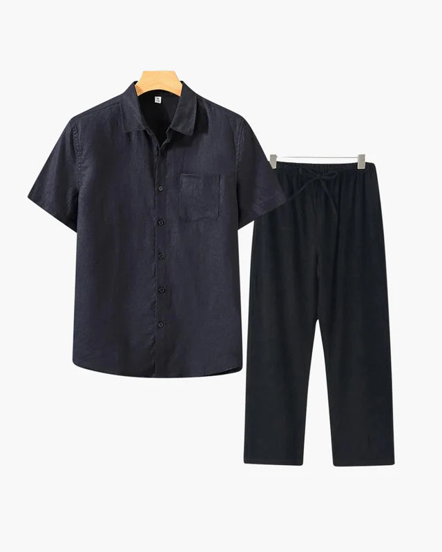 Old Money Linen Set (Shortsleeve)