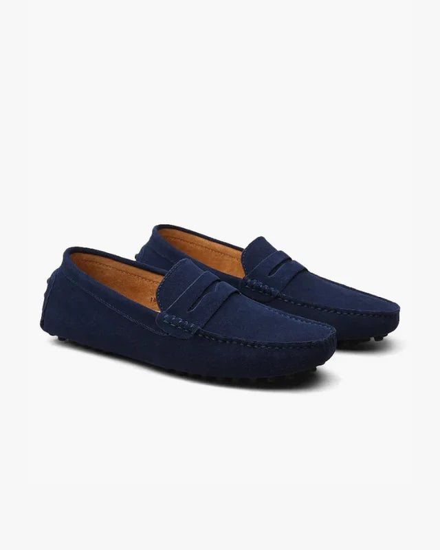 Old Money Suede Driver Loafers