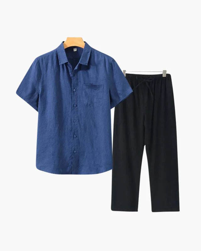 Old Money Linen Set (Shortsleeve)