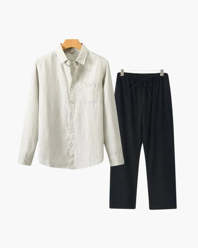 Old Money Linen Set (Longsleeve)