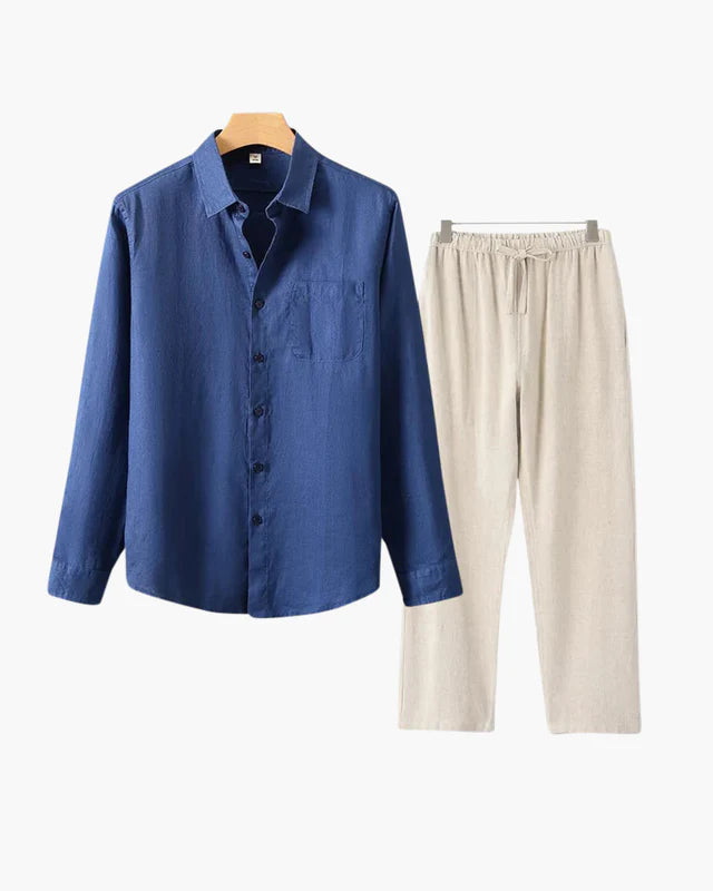 Old Money Linen Set (Longsleeve)