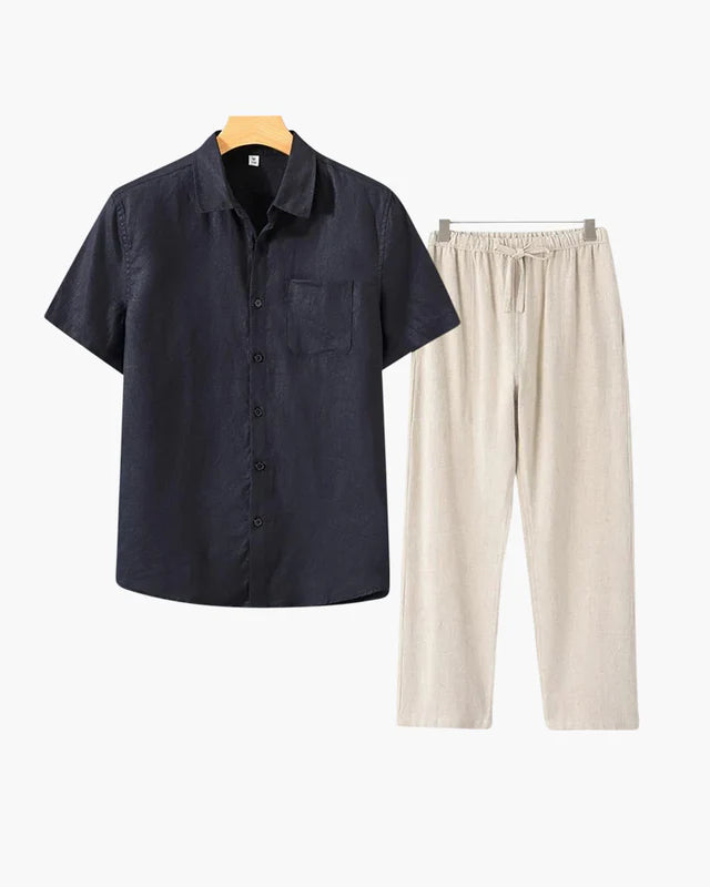 Old Money Linen Set (Shortsleeve)