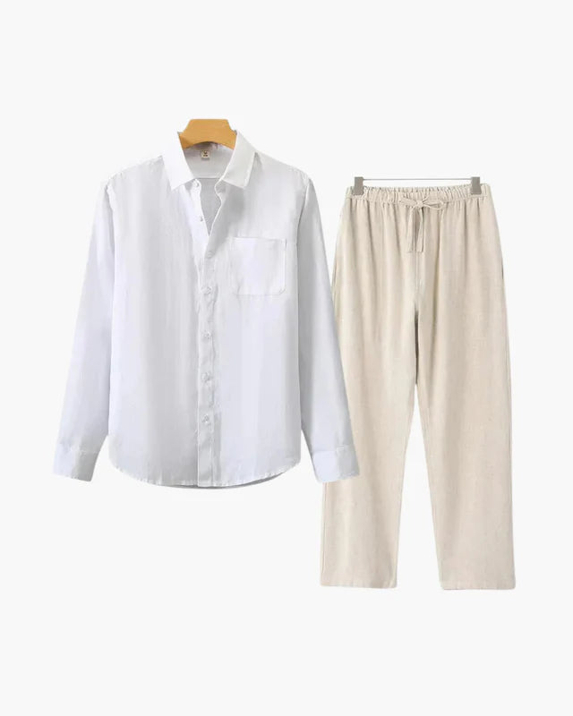 Old Money Linen Set (Longsleeve)