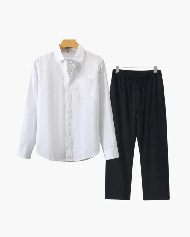 Old Money Linen Set (Longsleeve)