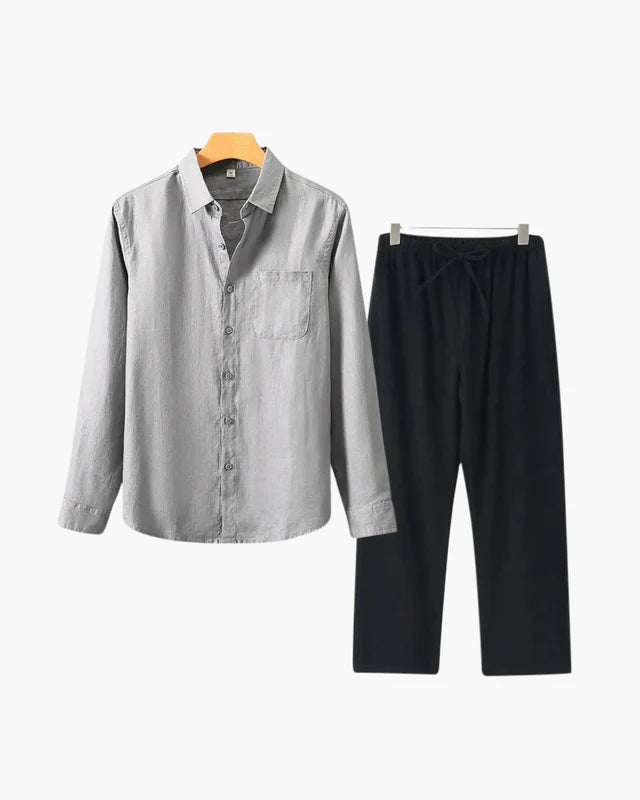 Old Money Linen Set (Longsleeve)