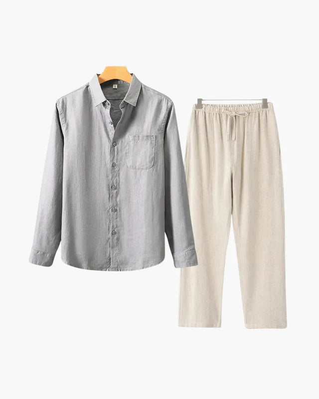 Old Money Linen Set (Longsleeve)