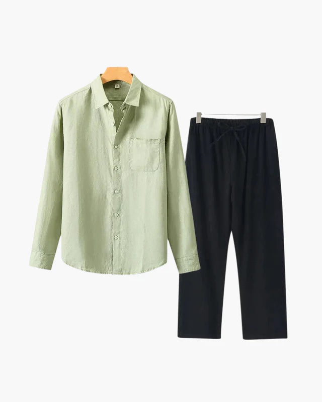 Old Money Linen Set (Longsleeve)