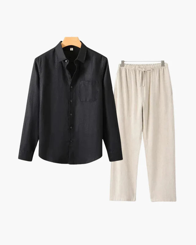 Old Money Linen Set (Longsleeve)