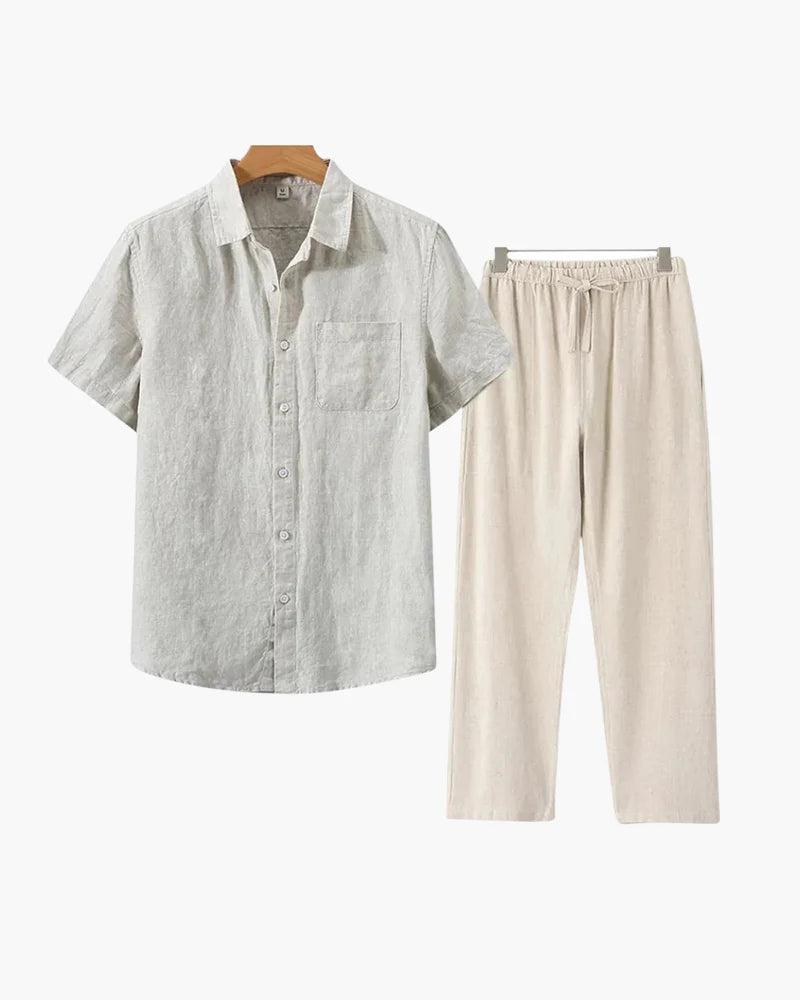 Old Money Linen Set (Shortsleeve)