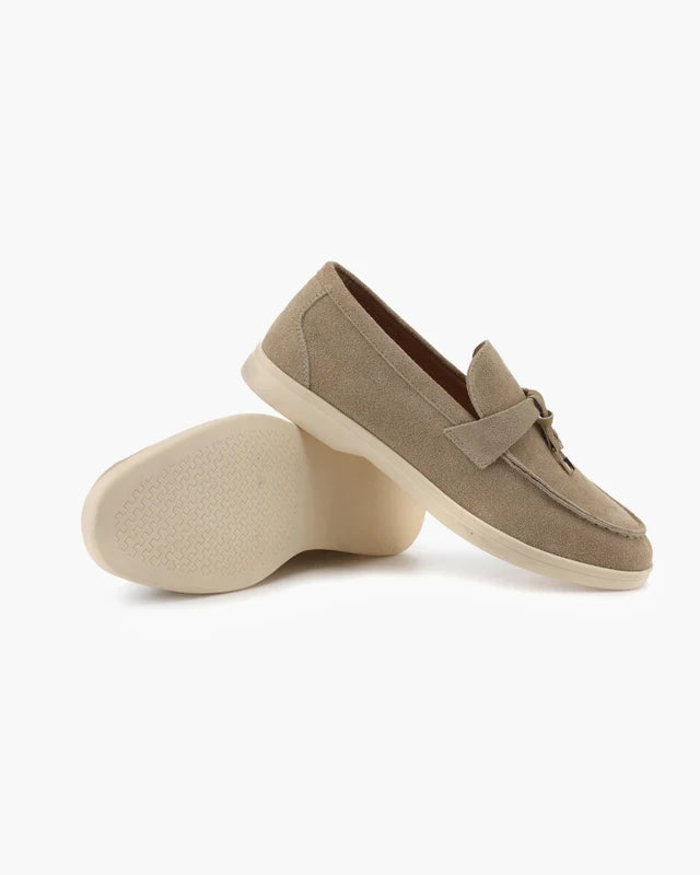 Old Money Suede Lady Loafers