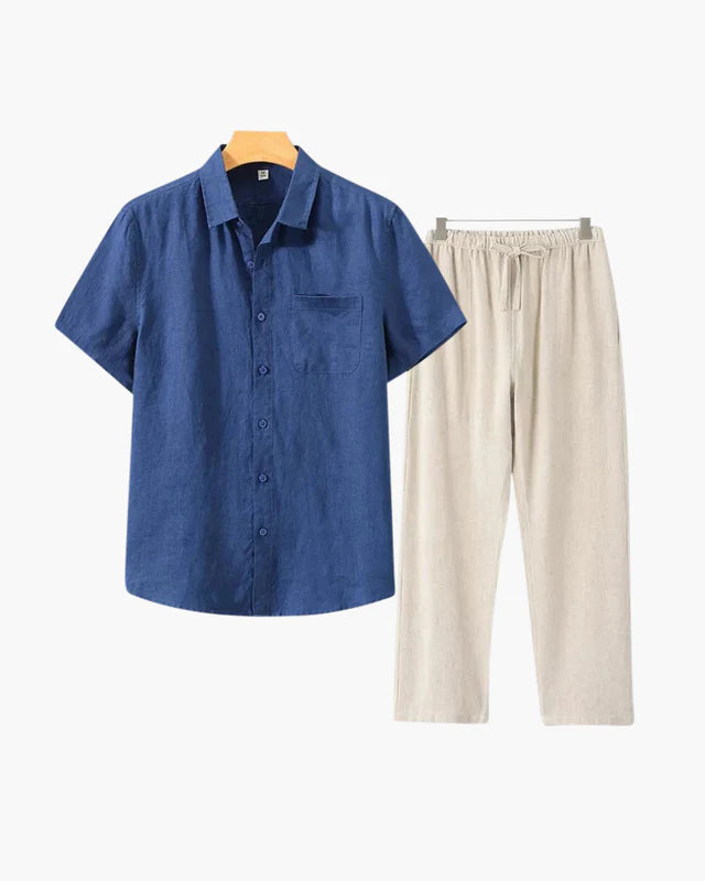 Old Money Linen Set (Shortsleeve)