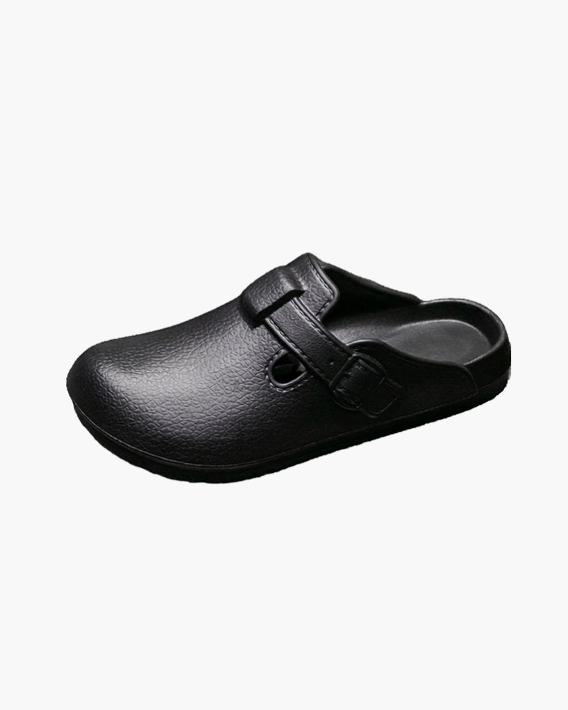 Classic Comfort Buckle Clogs