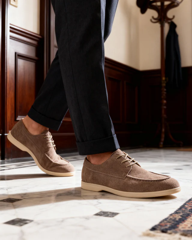 Old Money Suede Lace Shoes