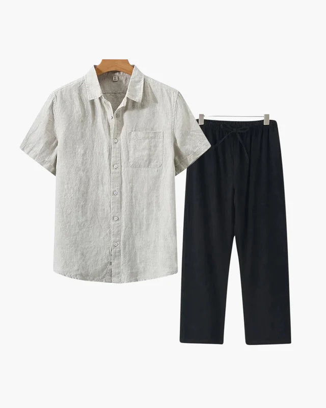 Old Money Linen Set (Shortsleeve)