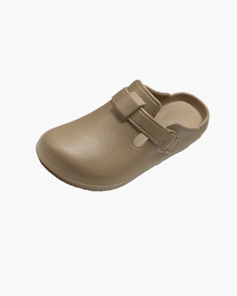 Classic Comfort Buckle Clogs