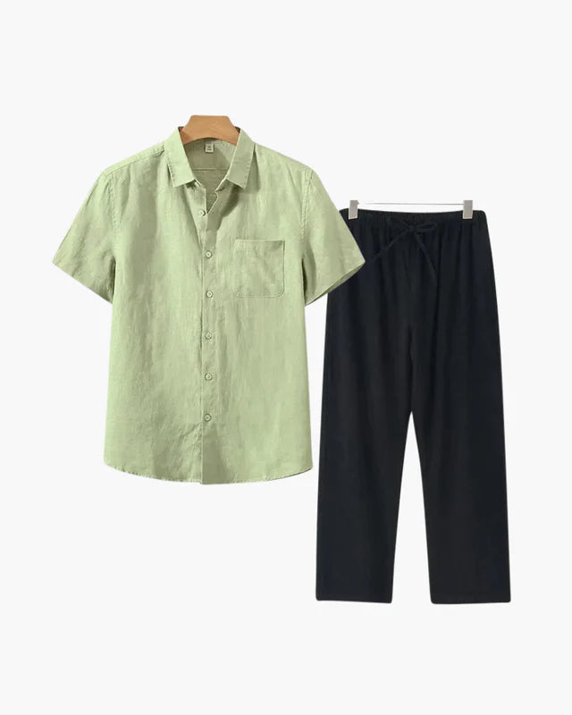 Old Money Linen Set (Shortsleeve)