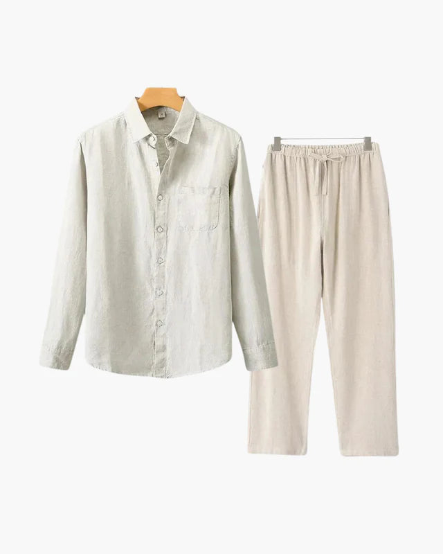Old Money Linen Set (Longsleeve)