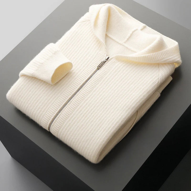 Lana Zip Hoodie – Premium Merino Wool